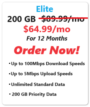 20GB $59.99/mo.